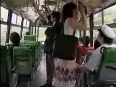 Find-Best-Asian.com presents: She strokes him and he fingers her on the bus
